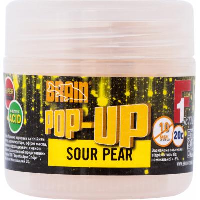 Бойл Brain fishing Pop-Up F1 Sour Pear (груша) 14mm 15g (1858.04.66)