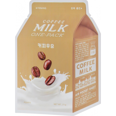 Маска для обличчя A'pieu Coffee Milk One-Pack 21 г (8806185780285)