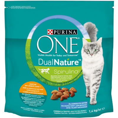 Сухий корм для кішок Purina One DualNature з куркою 1.4 кг (7613036269025)