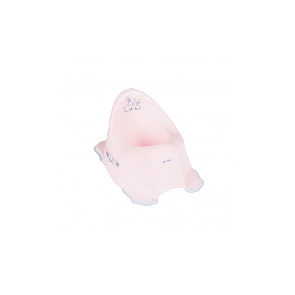 Горщик Tega Baby з музикою Rabbits PO-058 pink (Tega PO-058 pink)