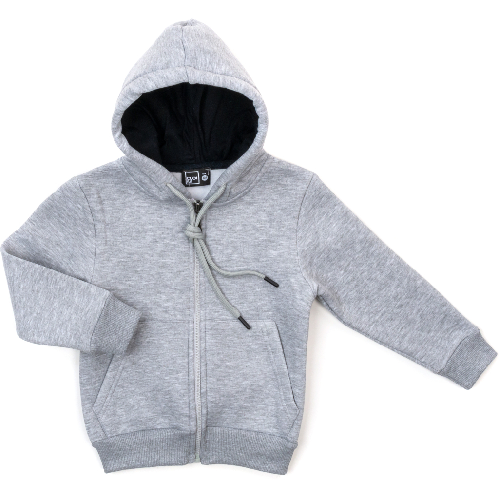 Кофта Cloise флісова на блискавці (CL0125009-128-lightgray)