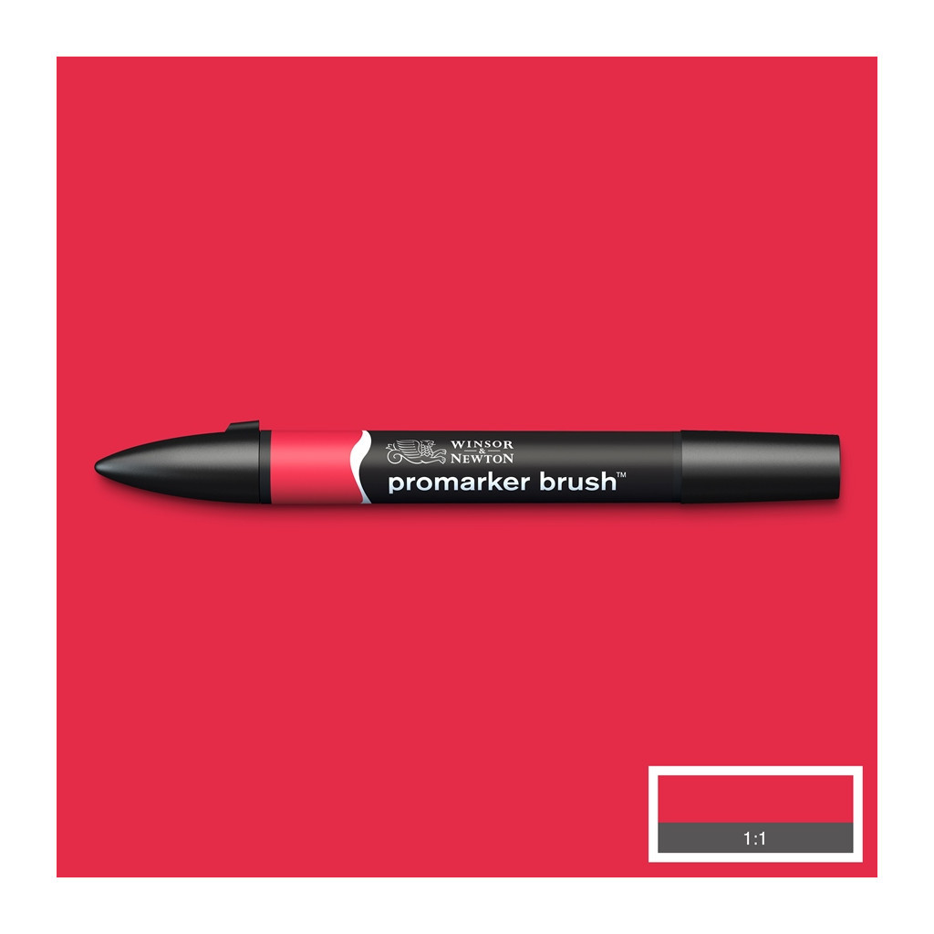 Маркер Winsor&Newton двосторонній Brushmarker, (R666) Червоний (884955042946)