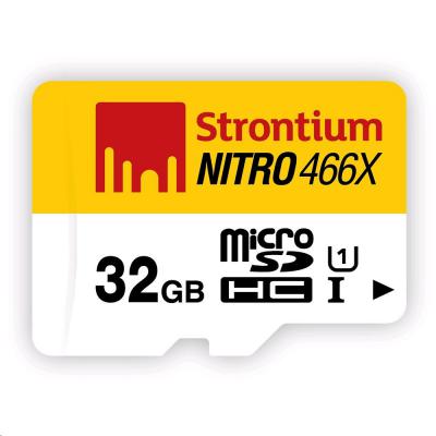 Карта пам'яті Strontium Flash 32GB microSDHC Class10 USH-I 466X (SRN32GTFU1R)