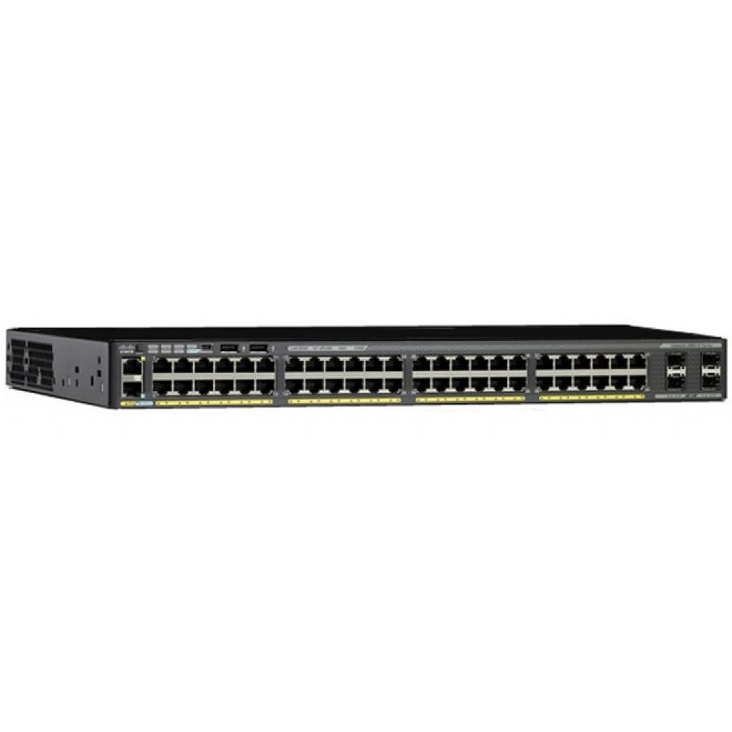 Комутатор мережевий Cisco WS-C2960X48LPSL-RF