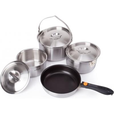 Набір туристичного посуду Kovea All-3PLY Stainles Cookware(7~8) KKW-CW1105 (8806372095796)