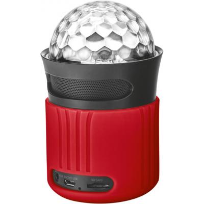 Акустична система Trust Dixxo Go Wireless Bluetooth Speaker with party lights - red (21346)