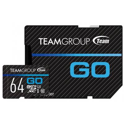 Карта пам'яті Team 64GB microSD Class 10 UHS-I/U3 Go (TGUSDX64GU303)