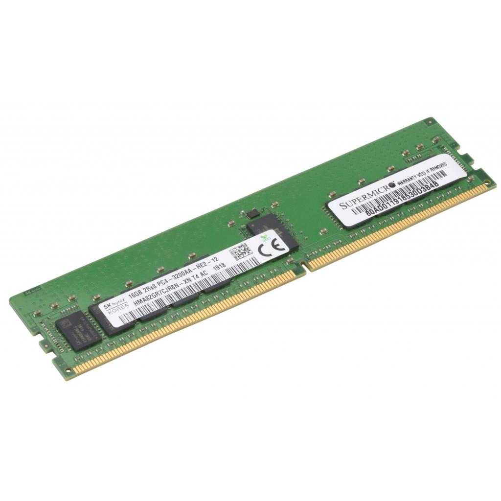 Модуль пам'яті для сервера DDR4 16GB ECC RDIMM 3200MHz 2Rx8 1.2V CL22 Supermicro (MEM-DR416L-HL01-ER32/HMA82GR7CJR8N-XN)