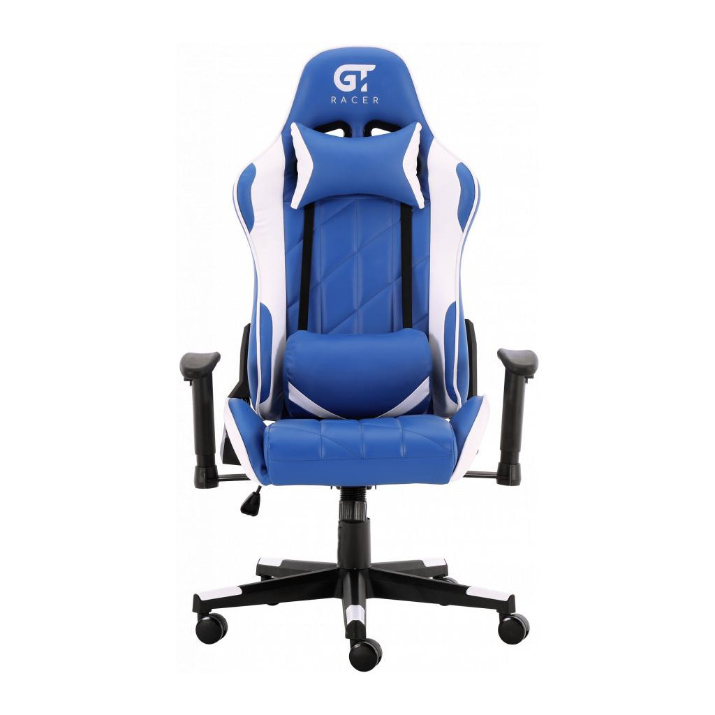 Крісло ігрове GT Racer X-2579 Blue/White