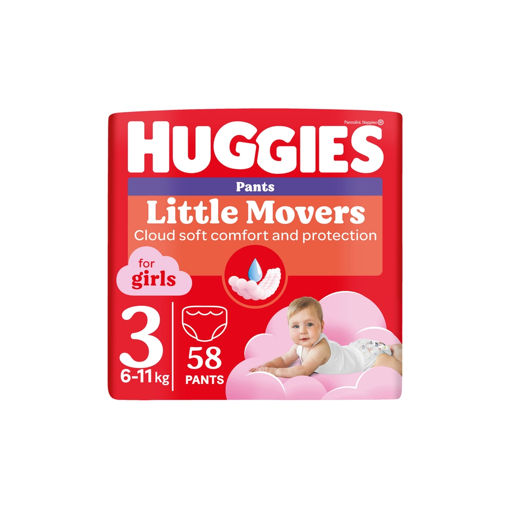 Підгузок Huggies Pants 3 Mega (6-11кг) для дівчаток 58 шт (5029053547480)