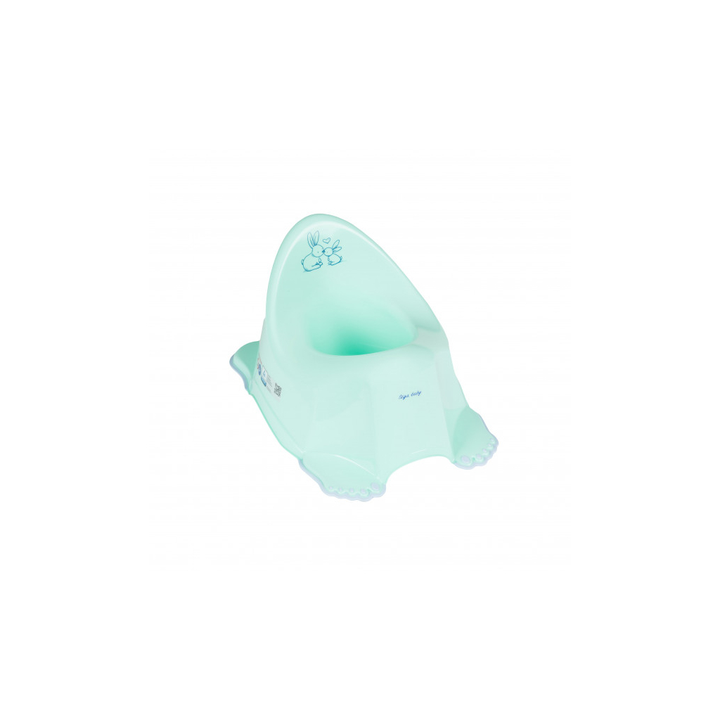 Горщик Tega Baby з музикою Rabbits PO-058 turquoise (Tega PO-058 turquoise)