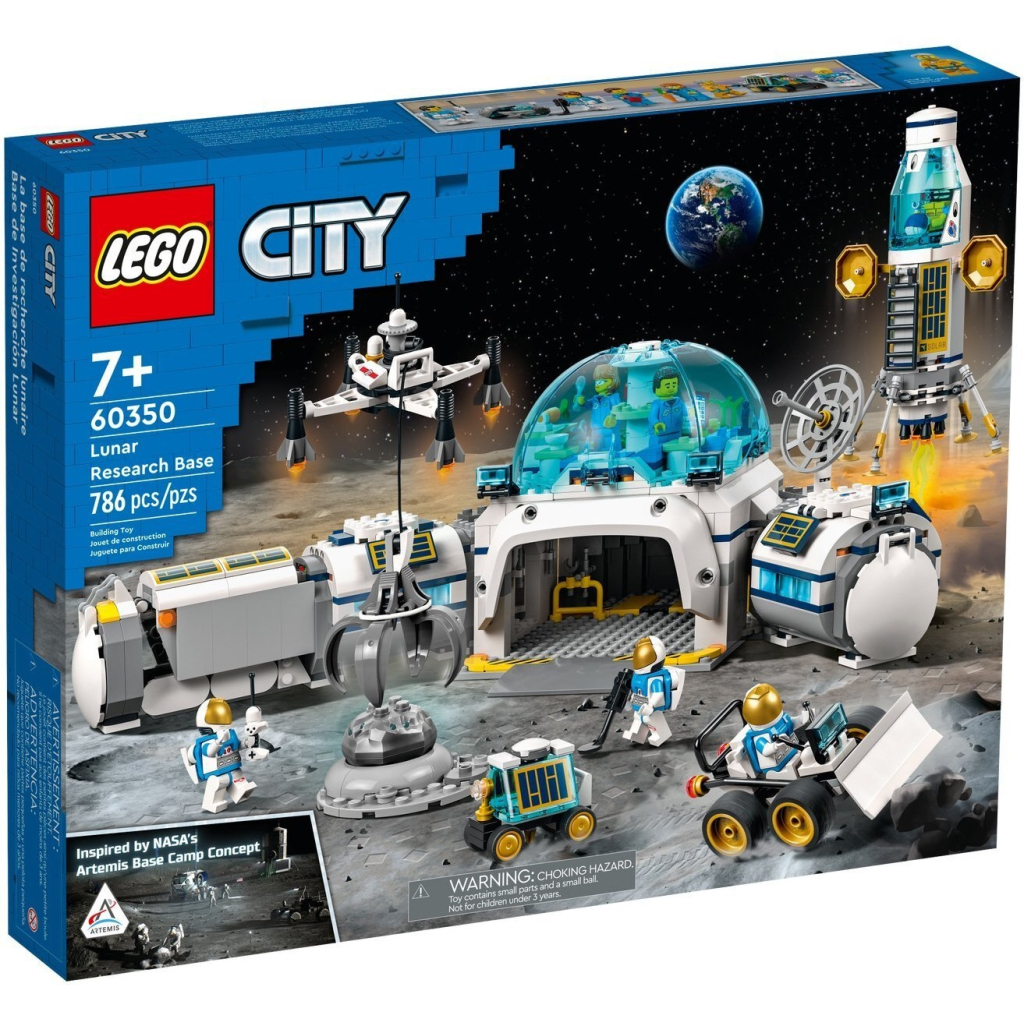 Конструктор LEGO City Space Місячна наукова база 786 деталей (60350)