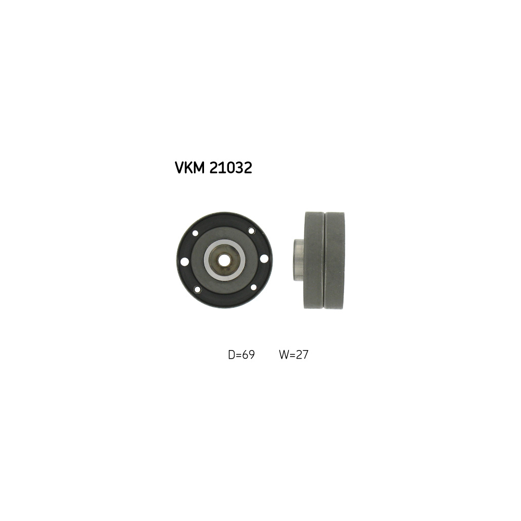 Ролик натягувача ременя SKF VKM 21032