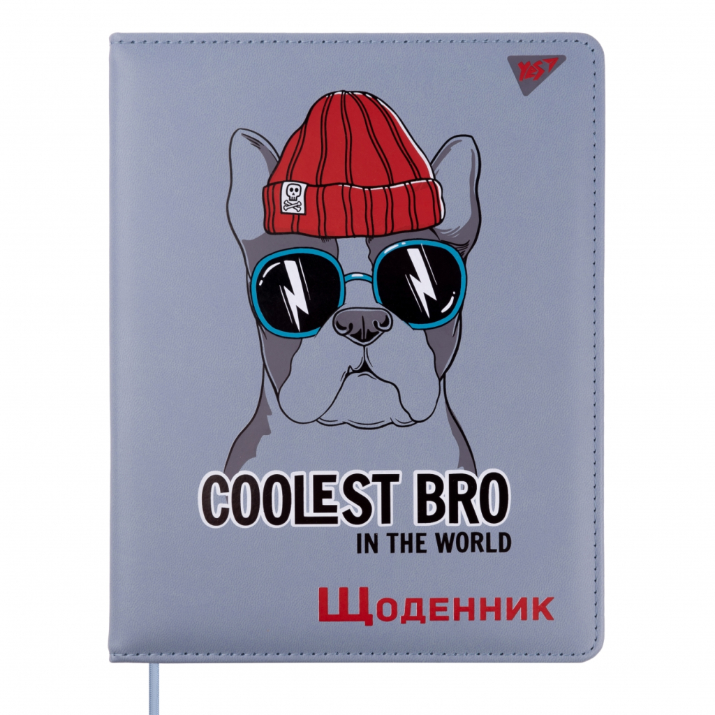 Щоденник шкільний Yes PU твердий Coolest bro (911407)