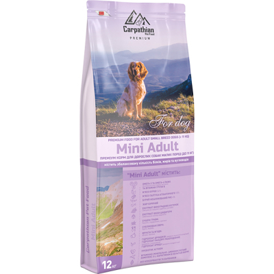 Сухий корм для собак Carpathian Pet Food Mini Adult 12 кг (4820111140688)