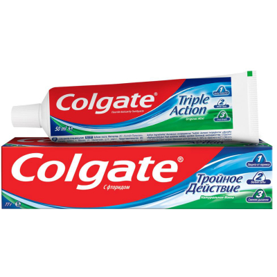 Зубна паста Colgate Потрійна дія 50 мл (7891024128954)