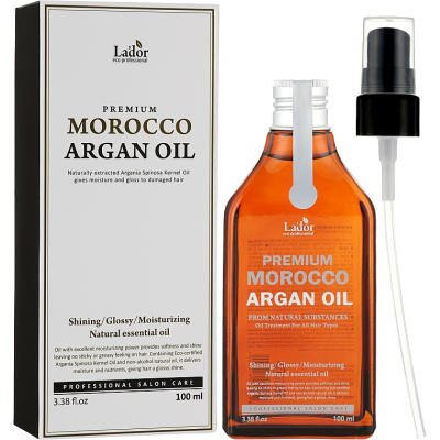 Олія для волосся La'dor Premium Morocco Argan Oil Арганова для відновлення волосся 100 мл (8809500810490)