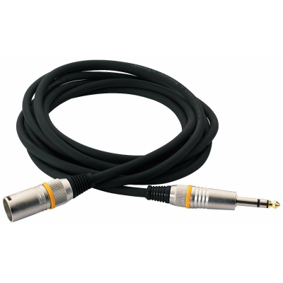 Мікрофонний кабель RockCable Microphone Cable - XLR (m) / TRS Jack 3m (RCL 30383 D6 M BA)