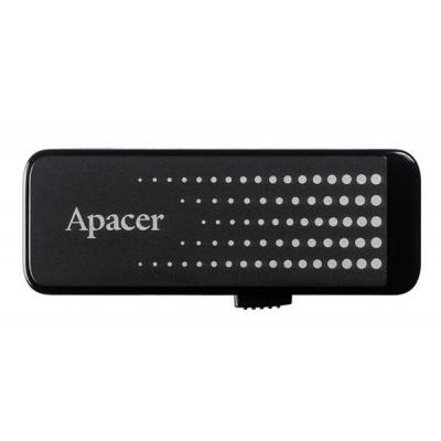 USB флеш накопичувач Apacer 16GB AH323 black USB 2.0 (AP16GAH323B-1)