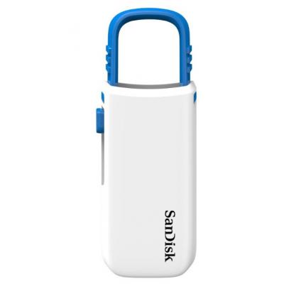 USB флеш накопичувач SanDisk 16GB Cruzer U White/Blue USB 2.0 (SDCZ59-016G-B35WB)