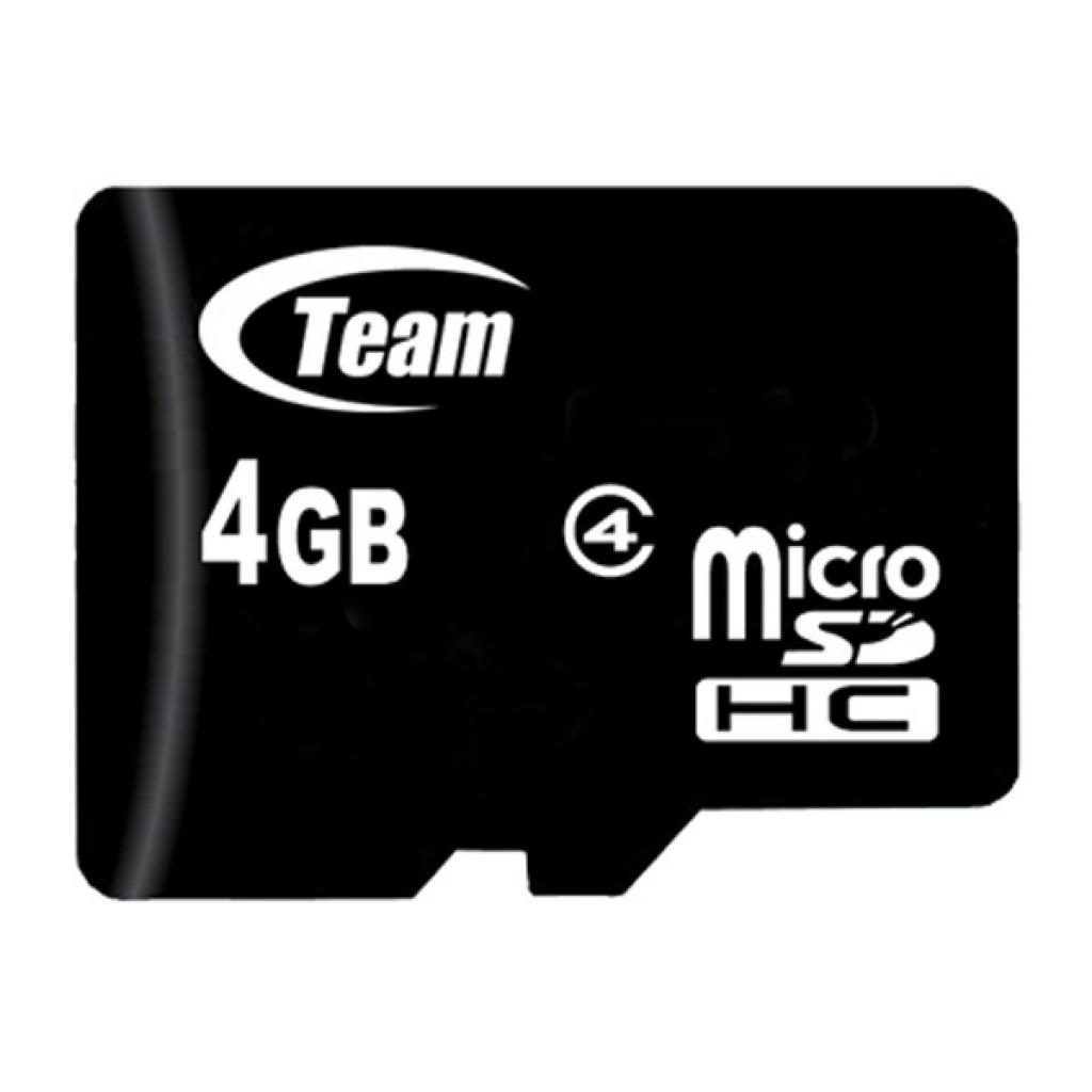 Карта пам'яті Team 4GB MicroSDHC Class 6 (TUSDH4GCL603)