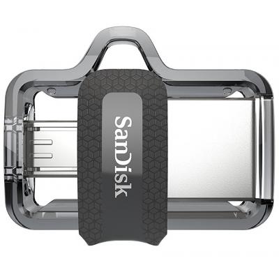 USB флеш накопичувач SanDisk 64GB Ultra Dual Black USB 3.0 OTG (SDDD3-064G-G46)