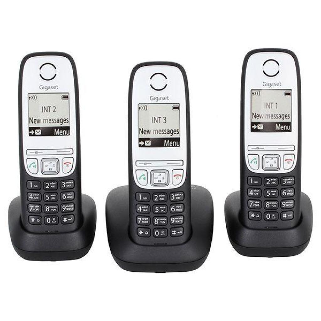 Телефон DECT Gigaset A415 TRIO Black (L36852H2505S311)