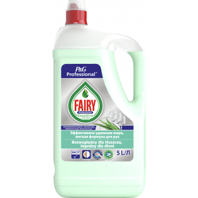 Засіб для ручного миття посуду Fairy Professional Sensitive 5 л (4084500583115/8006540210802)