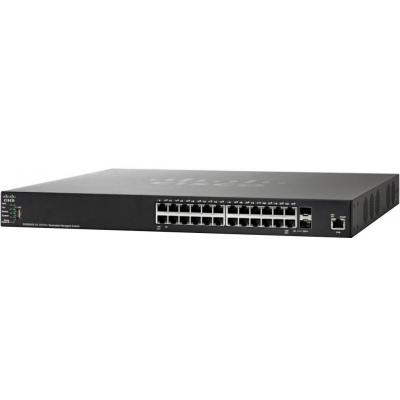 Комутатор мережевий Cisco SG350X-24-K9-EU