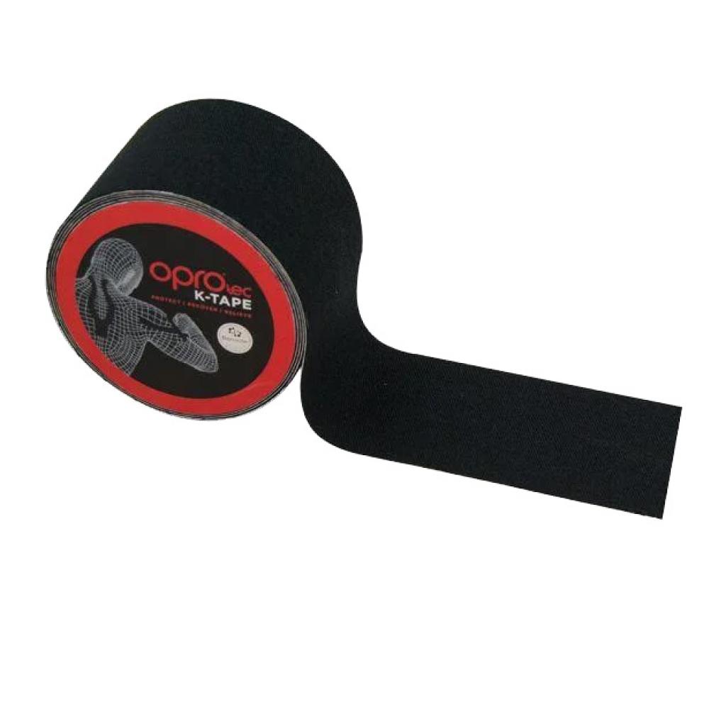 Кінезіо тейп OPROtec Kinesiology Tape Black 5cм х 5м (TEC57541)