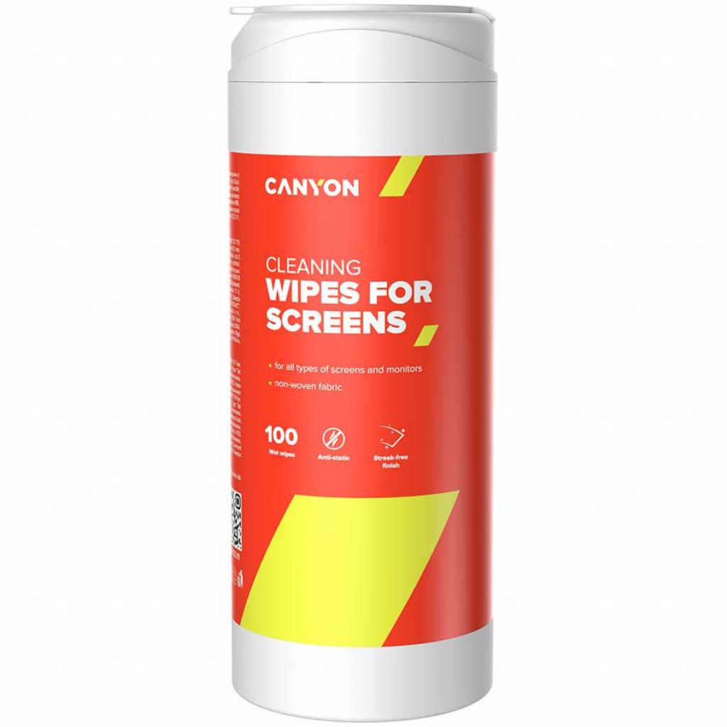 Серветки Canyon Screen Cleaning Wipes, 100 wipes (CNE-CCL11)