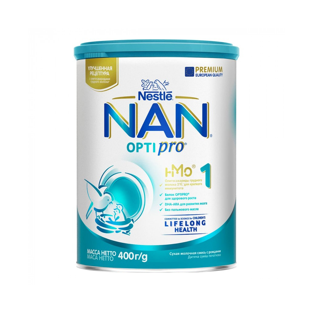 Дитяча суміш Nestle NAN 1 Optipro 2'FL +0 міс. 400 г (7613032024918)