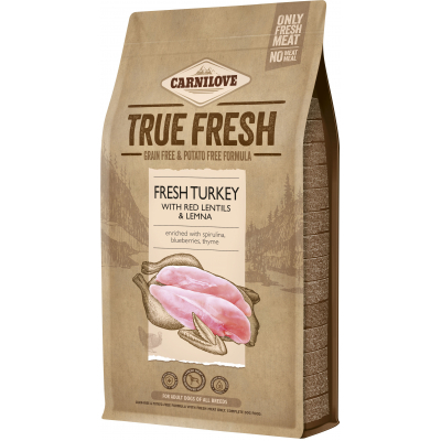 Сухий корм для собак Carnilove True Fresh TURKEY for Adult dogs 1.4 кг (8595602545957)