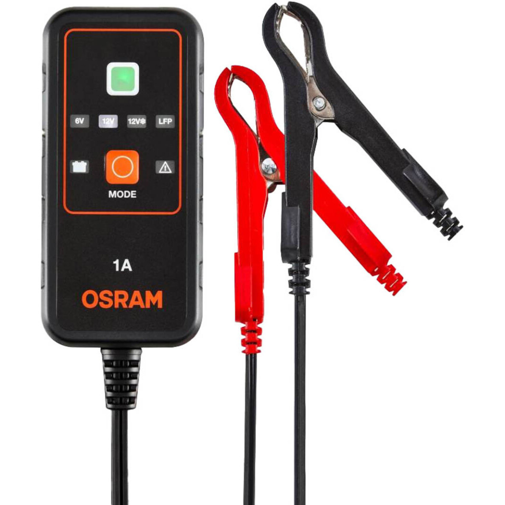 Зарядний пристрій для автомобільного акумулятора Osram OEBCS901