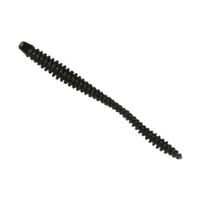 Силікон рибальський Nomura Glitter Rib Worm 120мм 3,5гр. цвет-004 (black shiner back) 6 (NM71000412)