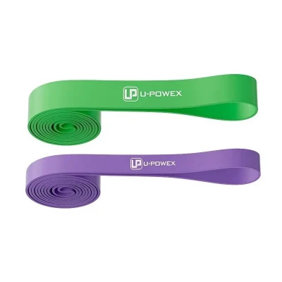 Еспандер U-Powex петлі UP_1072 Power Band набір 2шт Purple/Green (UP_1072_2in_P/G)