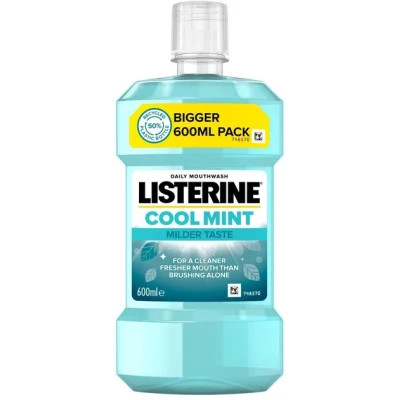 Ополіскувач для порожнини рота Listerine Свіжа м'ята М'який смак 600 мл (3574661566597)