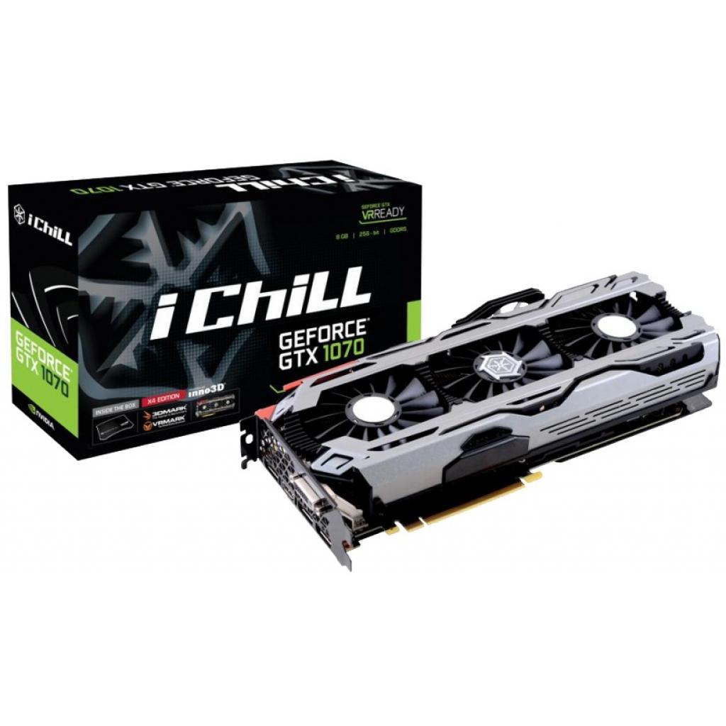 Відеокарта Inno3D GeForce GTX1070 8192Mb iChill HerculeZ X4 (C107V4-1SDN-P5DNX)