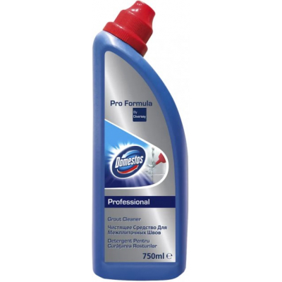 Рідина для чищення ванн Domestos Professional Grout Cleaner для санітарної зони 750 мл (7615400184200)