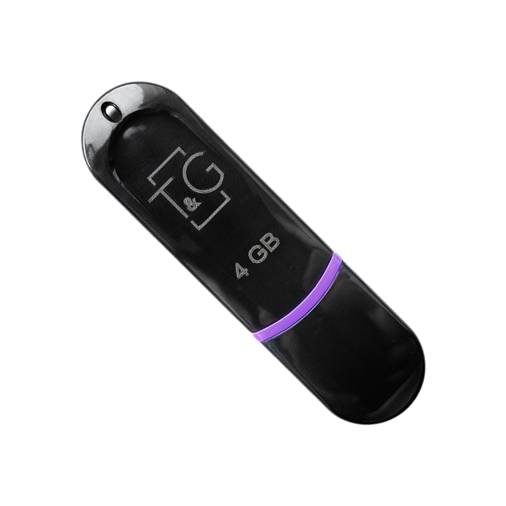 USB флеш накопичувач T&G 4GB 012 Classic Series Black USB 2.0 (TG012-4GBBK)