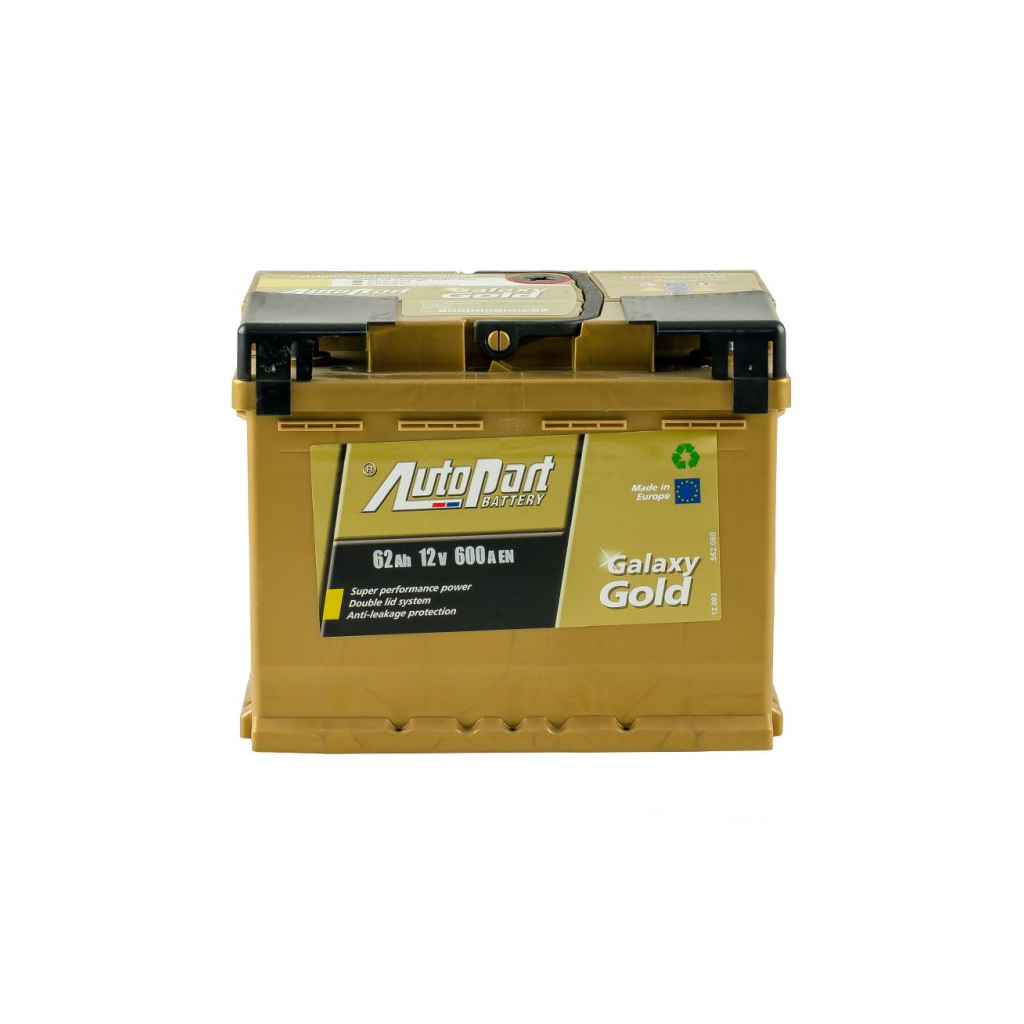 Акумулятор автомобільний AutoPart 62 Ah/12V Galaxy Gold Ca-Ca (ARL062-GG0)