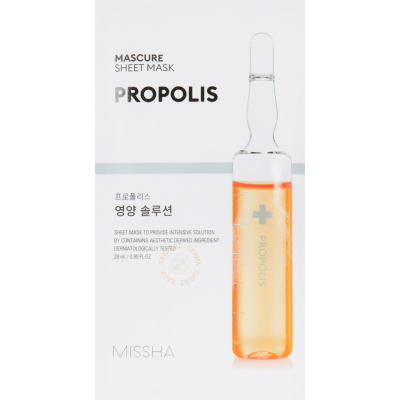 Маска для обличчя Missha Propolis Живильна 28 мл (8809581456594)