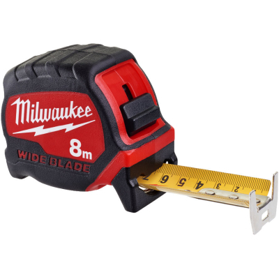 Рулетка Milwaukee WIDE BLADE, 8м 33мм (4932471816)