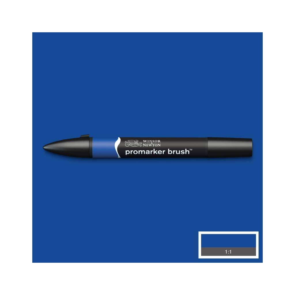 Маркер Winsor&Newton двосторонній Brushmarker, (V264) Королівський синій (884955042526)