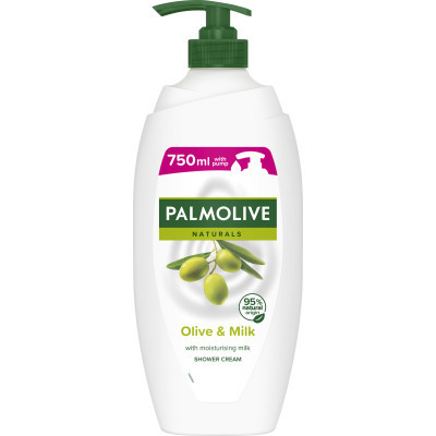 Гель для душу Palmolive Naturals Оливка та молочко Зволожувальний 750 мл (8714789526478)