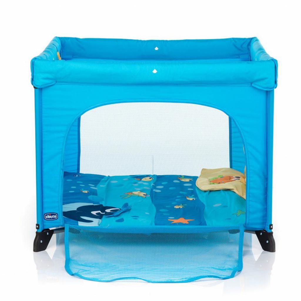 кровать манеж chicco open green playpen