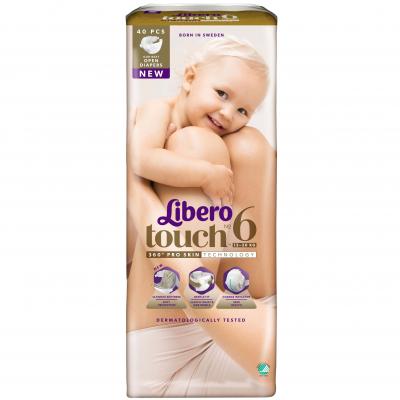 Підгузок Libero Touch 6 (13-20 кг) 40 шт (7322540839555)