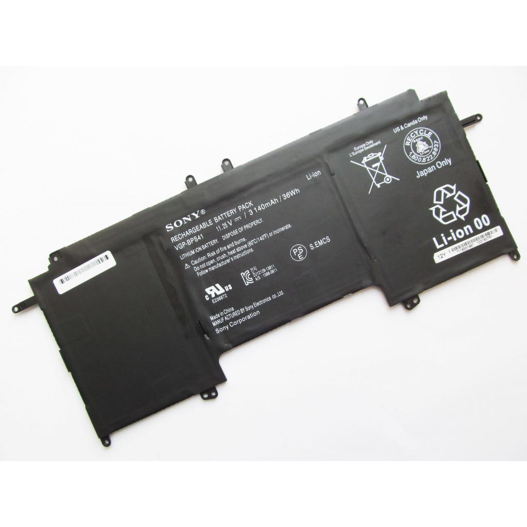 Акумулятор до ноутбука Sony VGP-BPS41, 3140mAh (36Wh), 3cell, 11.25V, Li-ion (A47490)