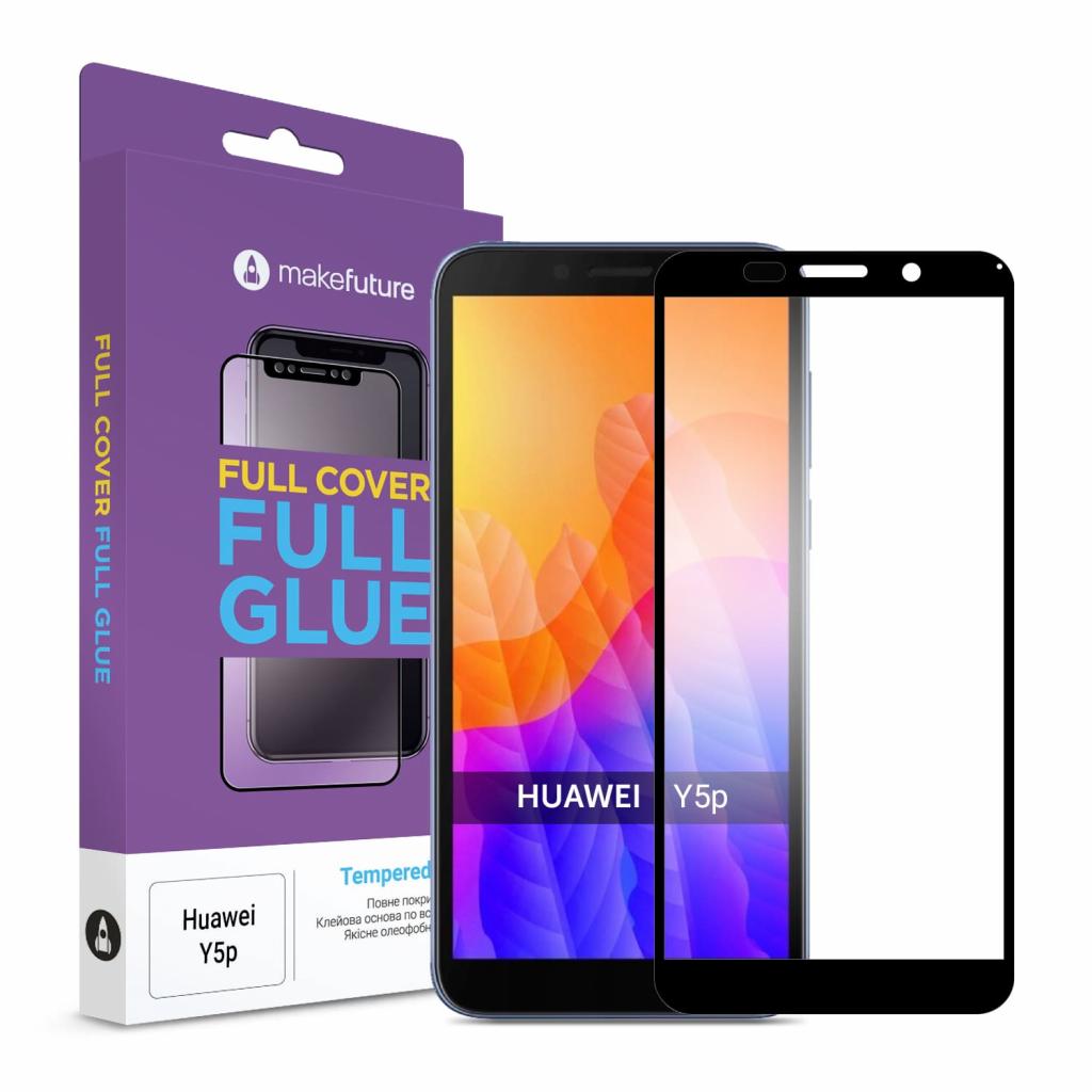 Скло захисне MakeFuture Huawei Y5p Full Cover Full Glue (MGF-HUY5P)