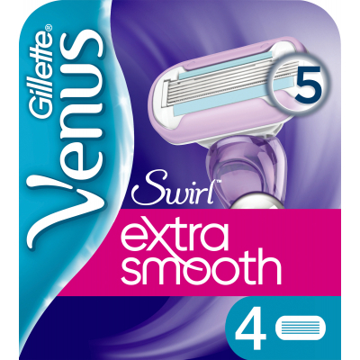 Змінні касети Venus Extra Smooth Swirl 4 шт. (7702018401208)